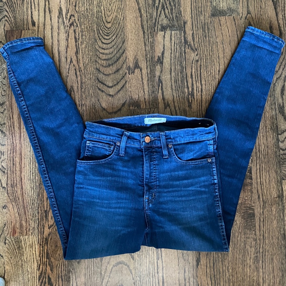 Madewell 10 inch high rise skinny jeans